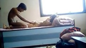 Brother and sister have sex in front of open window