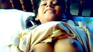 Indian teacher with big tits in action