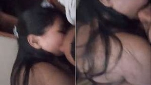 Passionate kissing leads to intense sex with a lover