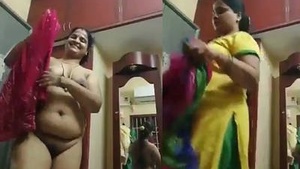 Telugu bhabhi's makeover in video