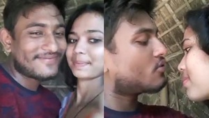 Desi lovers enjoy a steamy encounter in the great outdoors
