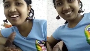 Cute Bengali college girl rides her man's cock