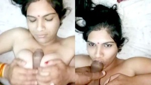 Desi babe enjoys oral sex and vaginal penetration in a steamy video