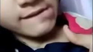 Latest unseen video of a hot college girl with big boobs