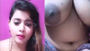 Neha Roy's stunning sister with big breasts in tango video