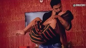 Indian home owner gets to enjoy maid's pussy in adult story xxx video