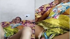Wife from India enjoys solo play and anal sex with Dever