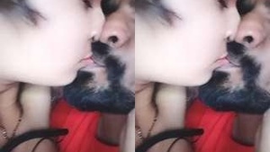 Indian couple indulges in passionate kissing and sex