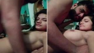 Desi Indian girl gets anal pleasure with clear sound and hot stares