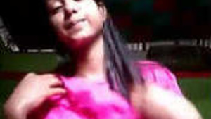Cute Indian girl teases with her big boobs and masturbates