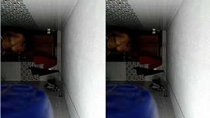 Hidden camera captures a desi bhabhi's intimate moment in the bathroom