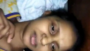 Local sex video of a shy girl from the countryside having tight dark pussy fucking