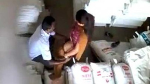 Desi bhabhi's steamy office affair with colleague leads to licking and fucking