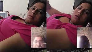 Desi Aunty's video chat with kinky strangers