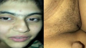 Indian girl from village shows off her virgin pussy in video