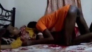 Desi sex tube video of nephew and aunt having sex in Telugu