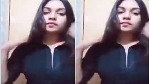 Bangla babe flaunts her big boobs