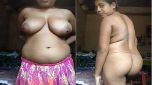 Beautiful woman reveals her naked body in part 5 of the series