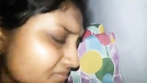 Blowjob and cum on boobs in desi home sex video