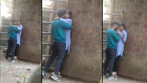 Desi couple's passionate kisses caught on camera