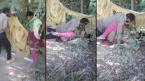 Indian babe gets caught in cheating action with amateur MMC