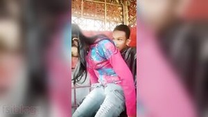 Desi couple enjoys first-time sex in outdoor MMS video