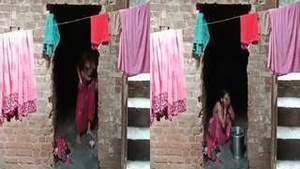 Amateur Indian Bhabhi gets naughty in hidden camera video