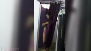 College girl strips down and dances topless in MMS video