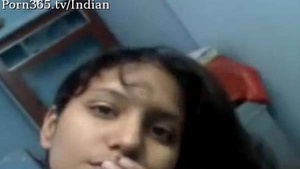 Big boobs Indian college student shares naked selfies online