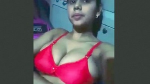 Watch a married bhabi with big boobs have sex while on her period