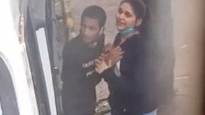 Hidden camera captures desi lovers' roadside romance after quarantine