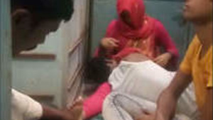 Newlyweds share a romantic train ride in video clip