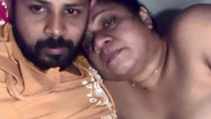 Lovely mature couple shares intimate moments in video