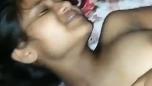 Shaved pussy of Guwahati girl gets fucked and moans in pleasure