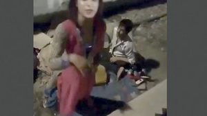 Caught on camera: Shemale customer gets fucked by her pussy