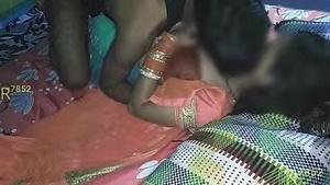 Horny slut wife enjoys intense pussy licking and fucking from Indian husband