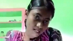 Indian maid uses sex toys for solo play