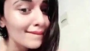 Cute Deshi girl shows off her body in GGF video
