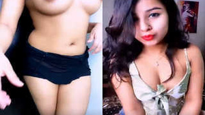 Amateur Desi girl Alina reveals her body in part 1 of exclusive video