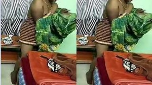Exclusive Tamil wife in clothes after sex