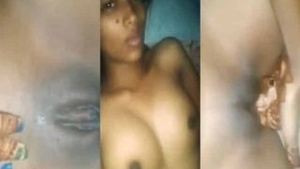 Bald pussy South Indian girl pleasures herself on camera