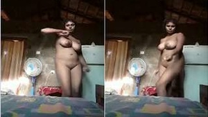 Indian girl's exclusive nude dance