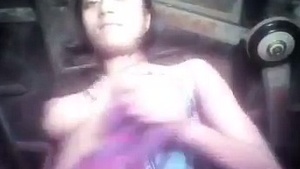 Desi girl's nude selfies on webcam