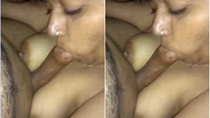 Horny bhabhi gives a blowjob and rides her husband's cock in part 5