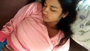 Brother's sleeping sister wakes up to his big cock