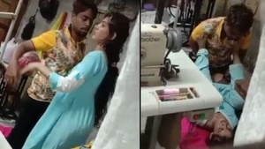 Indian MMS scandal featuring college girl and colleague in workshop