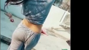 Pakistani teen with big tits gets naughty in homemade video