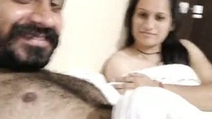 Sardarji and his girlfriend have hotel room sex
