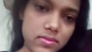 Nude Indian girl Caitlin indulges in solo masturbation