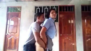 Desi school girl gets roughed up by the police in this explicit video